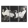 TRYPTIQUE CADRE TOILE HERONS 210X4X140