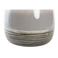 VASE BAMBOU LAQUE TRICOLORE 25X25X30