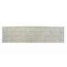 TAPIS DE COULOIR BLANC GRAPHIQUE 61X240X1cm