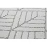 TAPIS DE COULOIR BLANC GRAPHIQUE 61X240X1cm