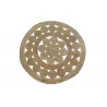TAPIS JUTE ROND AJOURE D200X200X0,5 2100