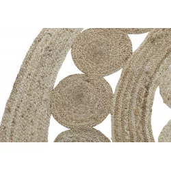 TAPIS JUTE ROND AJOURÉ D200X0,5cm
