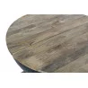 TABLE BASSE BOMBE METAL NOIR DESSUSPLATE TABLE BASSE BOMBE METAL NOIR DESSUSPLATE