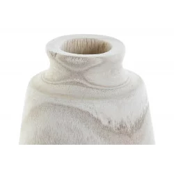 VASE BOIS PAULOWNIA NATUREL D15xH28cm