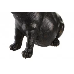 TABLE HIPPOPOTAME 65X50X45 RESINE VERRE