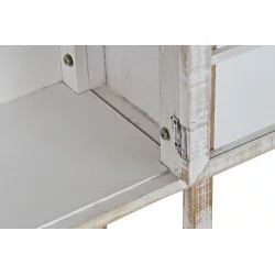 COMMODE VITREE EUGENIE 100X30X78 BLANCH