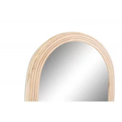 MIROIR ROTIN ARRONDIT 56X5X131cm