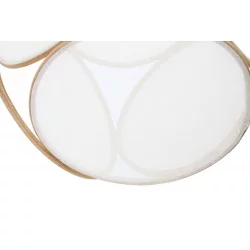 PLAFONNIER BAMBOU LIN 5 FACES 41X39X39cm