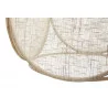 PLAFONNIER BAMBOU LIN 4 FACES 40.5X40.5X42.5cm