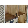 COMMODE VITRINE HERITAGE 70X32X149,5