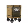 CHEVET ROCK STARS 48X35,5X66,5 ROUES MET