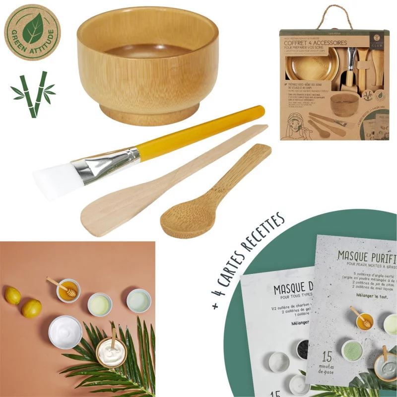 KIT DE PREPARATION MASQUE AVEC RECETTE KIT DE PREPARATION MASQUE AVEC RECETTE