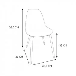 CHAISE ENFANT LINA BLANC