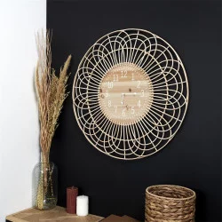 HORLOGE ROTIN 70CM