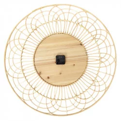 HORLOGE ROTIN 70CM