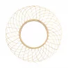 MIROIR ROTIN ROSACE 90CM