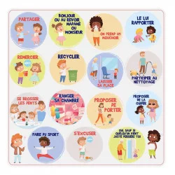 JEU DES BONNES MANIERES 30 CARTES