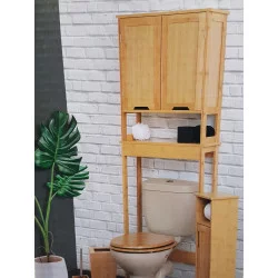 MEUBLE DESSUS WC BAMBOU MAHE