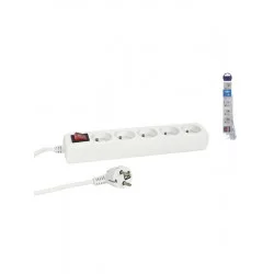 BLOC MULTI. 5 PRISES -16 A-INTERRUPTEUR