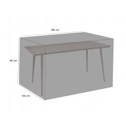 HOUSSE PROT TABLE RECT PM 205X125X80CM