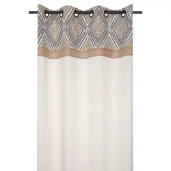 RIDEAU TAWEVA ECRU 140X260CM