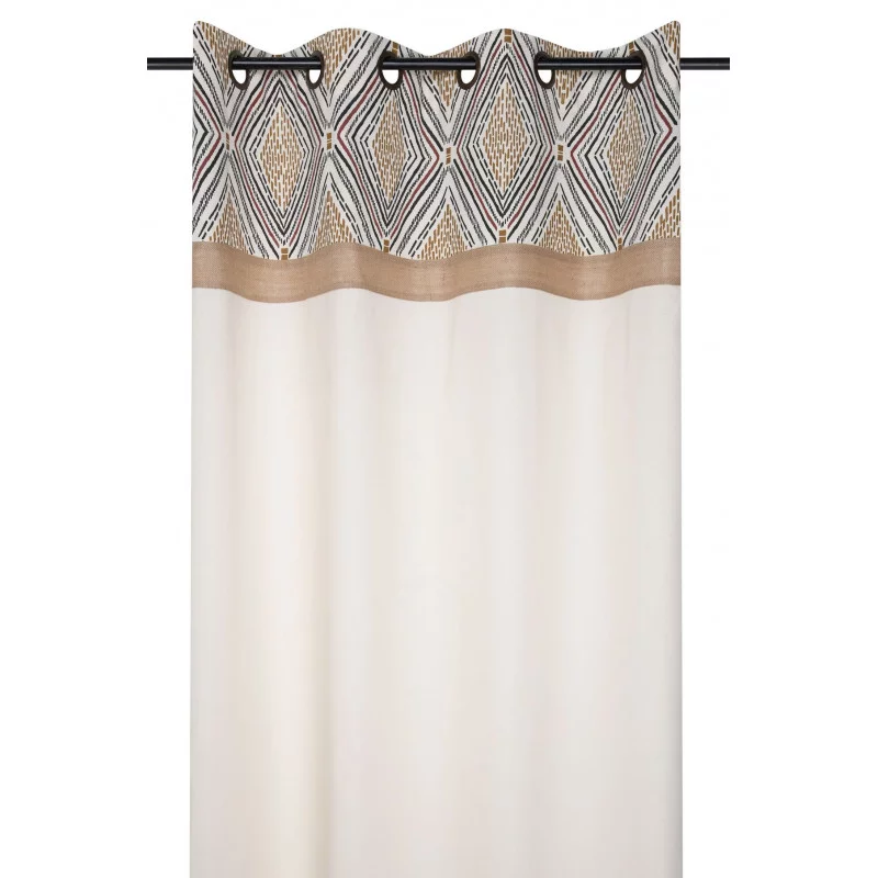 RIDEAU TAWEVA ECRU 140X260CM