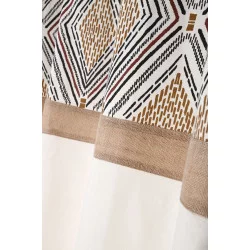 RIDEAU TAWEVA ECRU 140X260CM