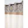 RIDEAU TAWEVA ECRU 140X260CM