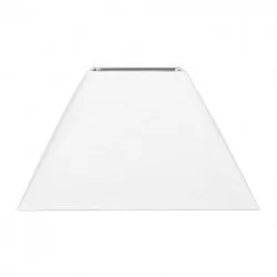 ABAT JOUR CARRE BLANC 32.5CM