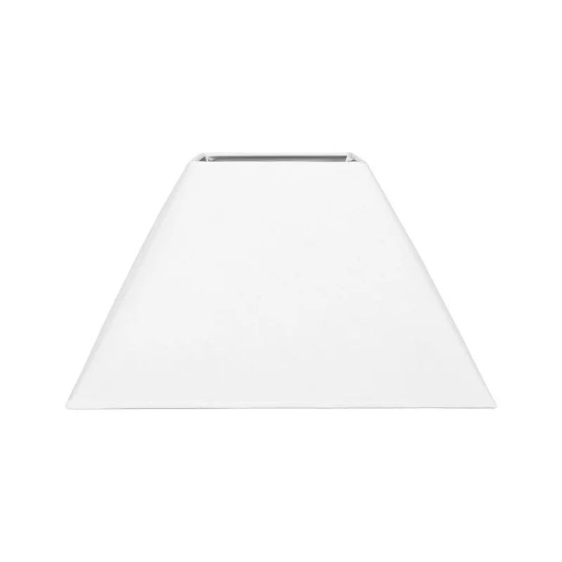 ABAT JOUR CARRE BLANC 32.5CM