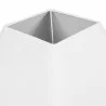 ABAT JOUR CARRE BLANC 32.5CM