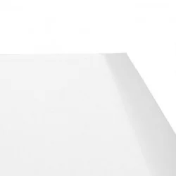 ABAT JOUR CARRE BLANC 32.5CM