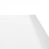 ABAT JOUR CARRE BLANC 32.5CM