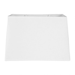 ABAT JOUR RECTANGLE E27 BLANC 30X14.5XH2