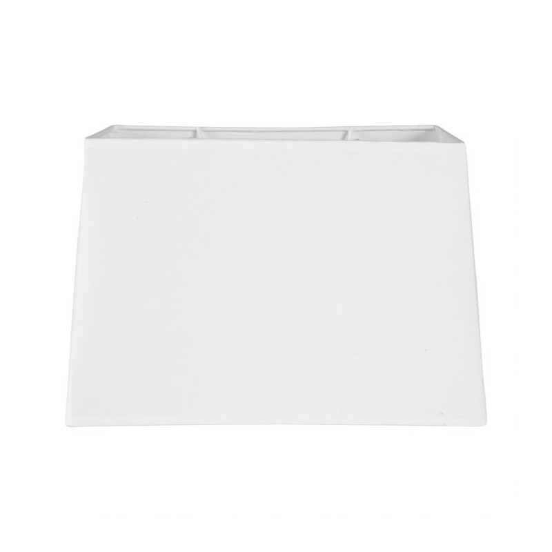 ABAT JOUR RECTANGLE E27 BLANC 30X14.5XH2