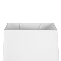 ABAT JOUR RECTANGLE E27 BLANC 30X14.5XH2