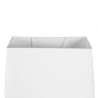 ABAT JOUR RECTANGLE E27 BLANC 30X14.5XH2