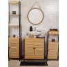 MEUBLE SOUS LAVABO CEBU BAMBOU 60x30x70cm