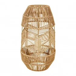 LAMPE CORDE PAPIER AJAY NATUREL GM