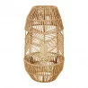LAMPE CORDE PAPIER AJAY NATUREL GM