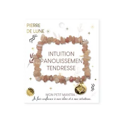 BRACELET EN PIERRES DE LUNE INTUITION EP