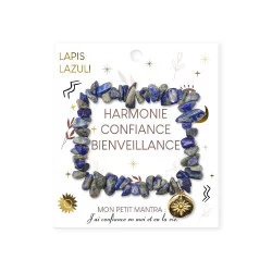 BRACELET EN PIERRE DE LAPIS LAZULI HARMO