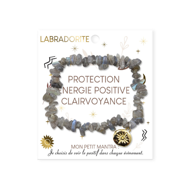 BRACELET EN PIERRE DE LABRADORITE PROTEC BRACELET EN PIERRE DE LABRADORITE PROTEC