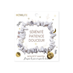 BRACELET EN PIERRES DE HOWLITE SERENITE
