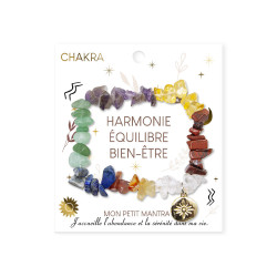 BRACELET EN PIERRES CHAKRA HARMONIE EQUI