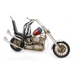VÉHICULE MOTO AMÉRICAINE VINTAGE 38X21cm