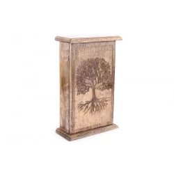 BOITE A CLES ARBRE DE VIE 28X18CM