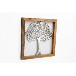 CADRE ARBRE DE VIE 37X37CM