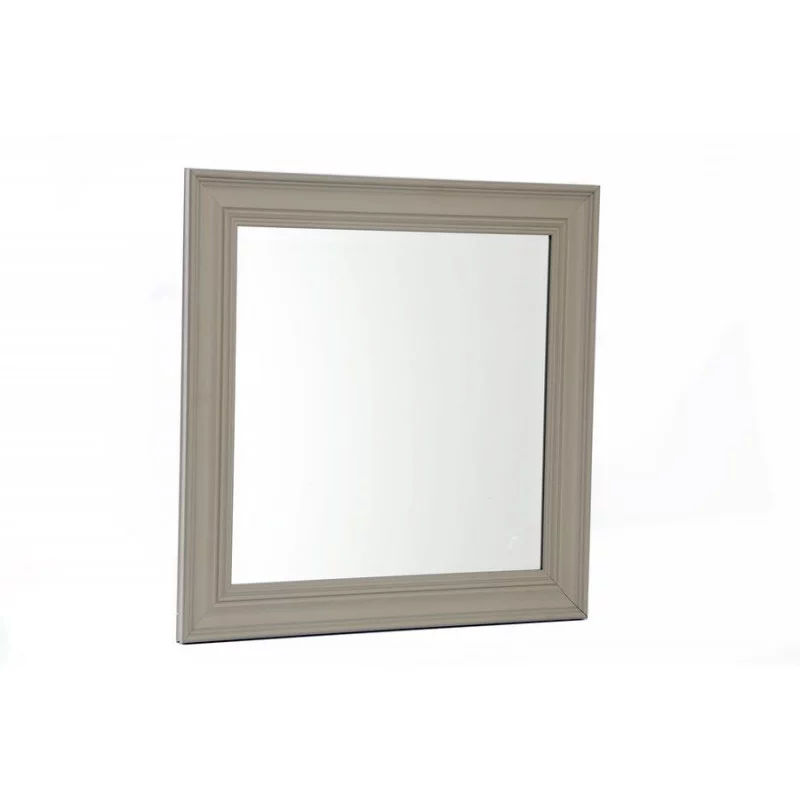 MIROIR MOULURE TAUPE 60X60CM