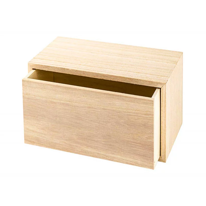 TIROIR EN BOIS, M, 20X10X10CM